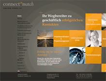 Tablet Screenshot of connectandmatch.net